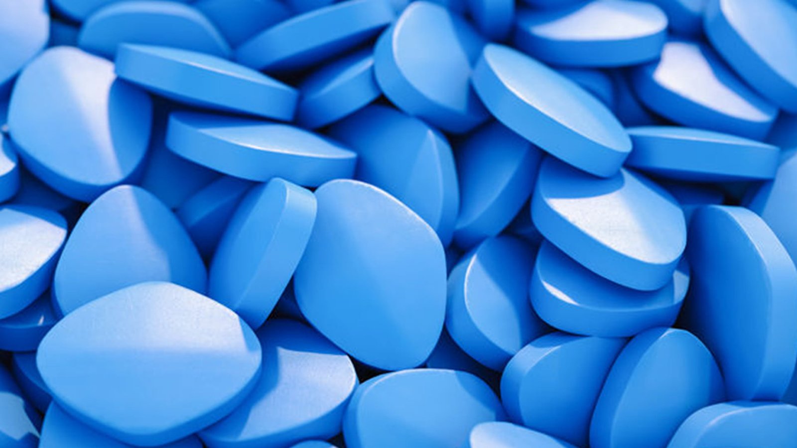 Kamagra 19 Modré tablety různých tvarů